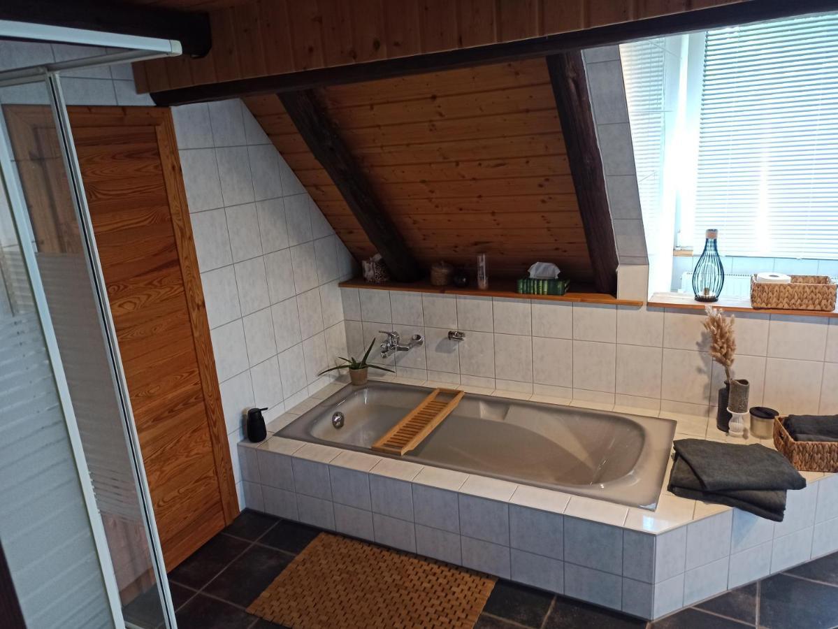 Ferienwohnung "Frieda" Breitenstein Exterior foto